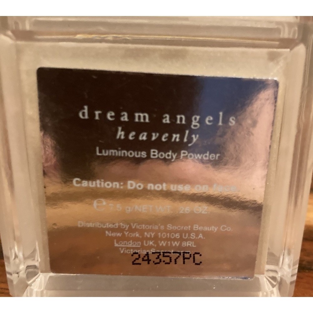 Victoria's Secret Dream Angels Heavenly Luminous Body Powder .26 Oz Discontinue